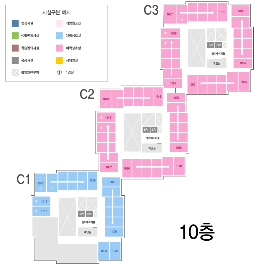 10층 안내도